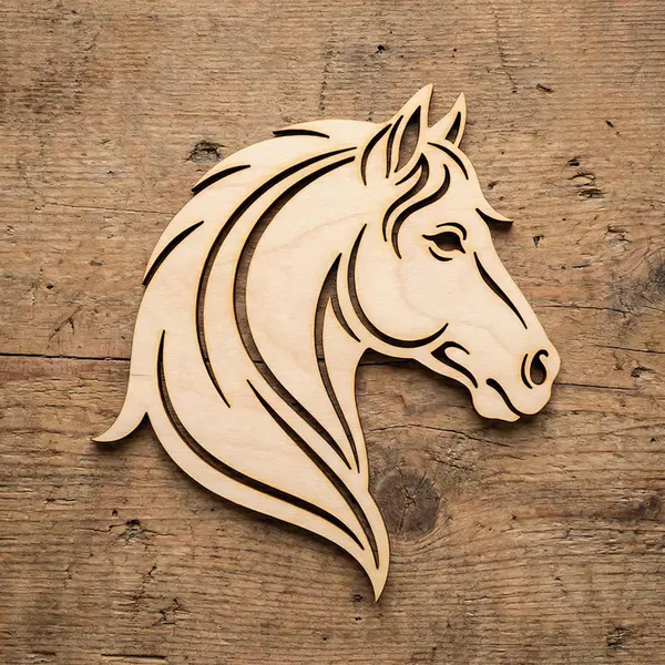 Beige_Horse_Head_Shape_Pine_Mdf_Diy_Art_Craft_Base_Diy_And_Craft