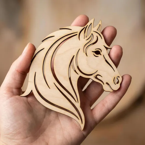 Beige_Horse_Head_Shape_Pine_Mdf_Diy_Art_Craft_Base_Diy_And_Craft