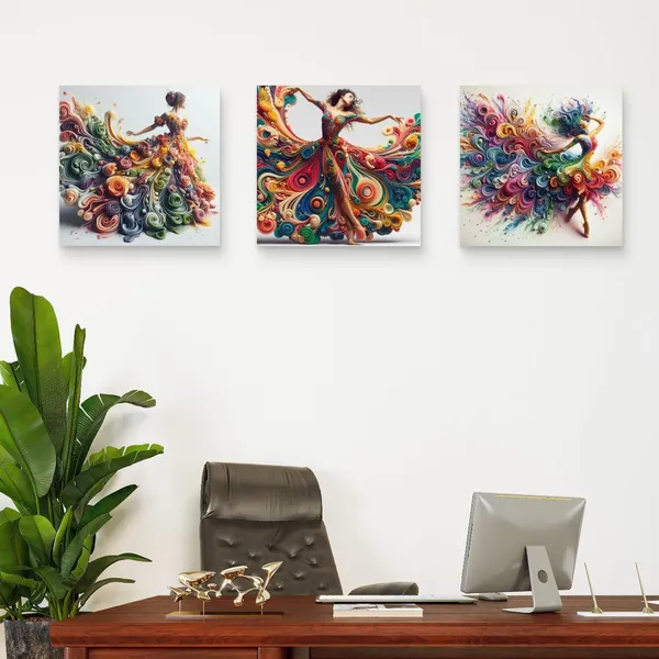 Multi_Colour_Mdf_Wall_Painting_Ladies_Designer_Costume_Wall_Art_Each_Home_Office_Wall_Decor_Home_Decor