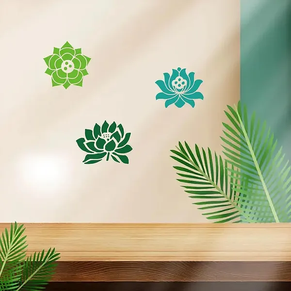 White_Lotus_Stencil_Set_Diy_And_Craft