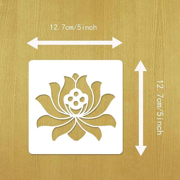 White_Lotus_Stencil_Set_Diy_And_Craft