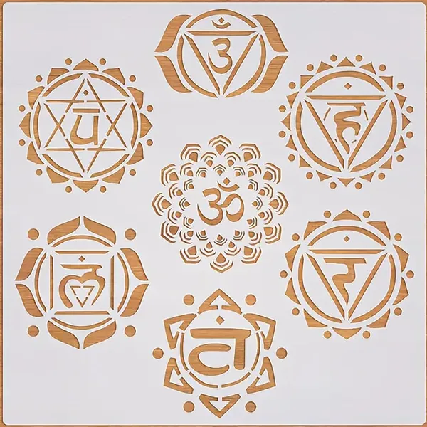 White_X_Reusable_Chakra_Stencil_Diy_And_Craft