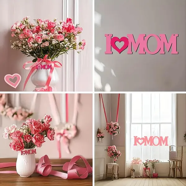Beige_Diy_Wooden_I_Love_Mom_Hanging_Decor_Mother_S_Day_Craft_Kit_Kids