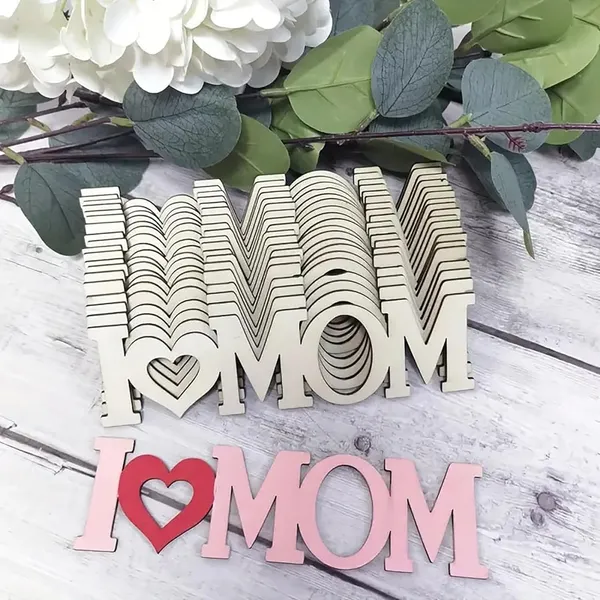Beige_Diy_Wooden_I_Love_Mom_Hanging_Decor_Mother_S_Day_Craft_Kit_Kids