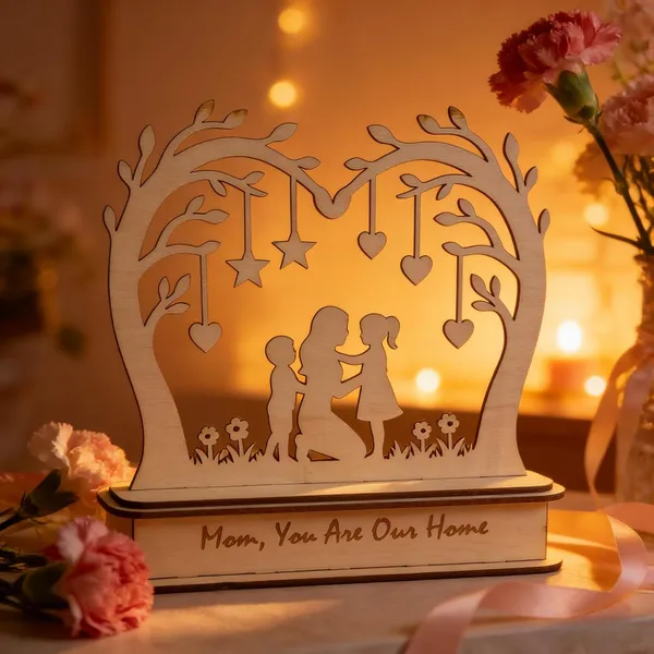 Beige_Home_Table_Decor_Mom_You_Are_Our_Home_Wooden_D_Layered_Tree_Centerpiece_Home_Decor