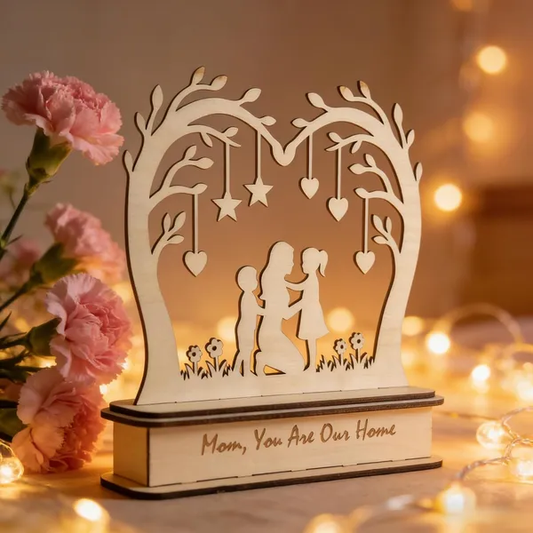 Beige_Home_Table_Decor_Mom_You_Are_Our_Home_Wooden_D_Layered_Tree_Centerpiece_Home_Decor