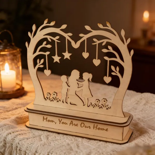 Beige_Home_Table_Decor_Mom_You_Are_Our_Home_Wooden_D_Layered_Tree_Centerpiece_Home_Decor
