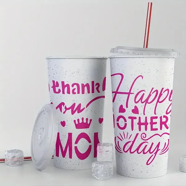 White_Mother_S_Day_Stencil_Set_Inch_Reusable_Painting_Templates_Diy_And_Craft