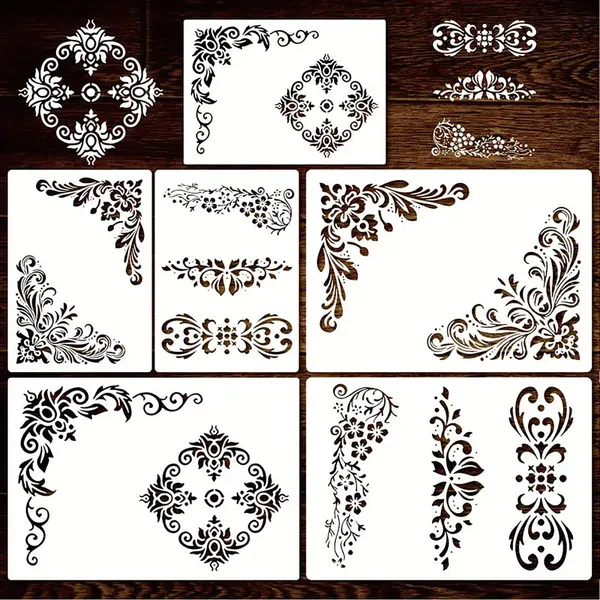 White_Corner_Painting_Stencils_Diy_And_Craft