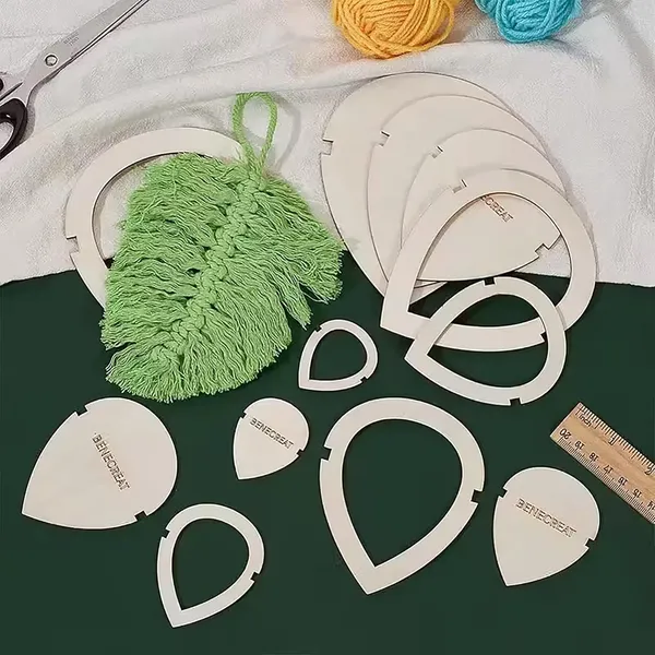 Beige_Leaf_Shape_Pine_Mdf_Macrame_Cutting_Template_Diy_And_Craft