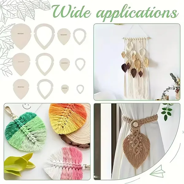 Beige_Leaf_Shape_Pine_Mdf_Macrame_Cutting_Template_Diy_And_Craft