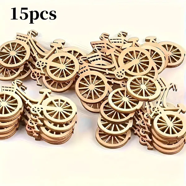 Beige_Classic_Wooden_Bicycle_Party_Decorations_Diy_And_Craft