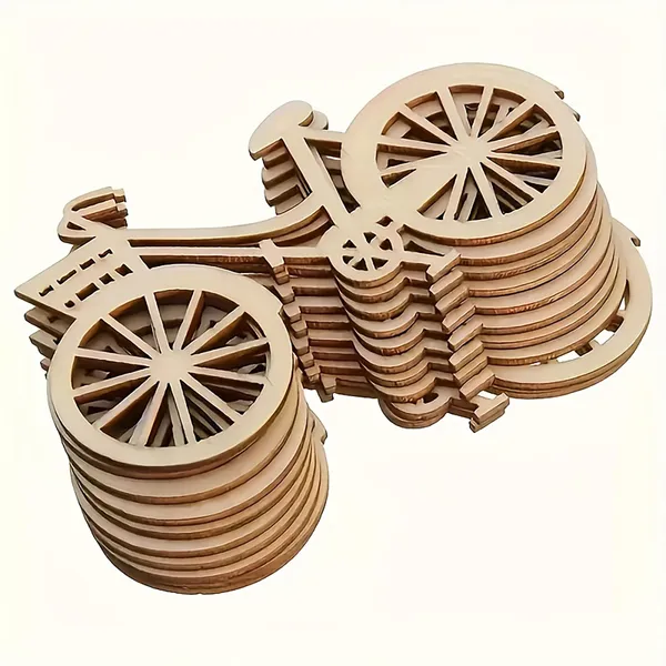 Beige_Classic_Wooden_Bicycle_Party_Decorations_Diy_And_Craft