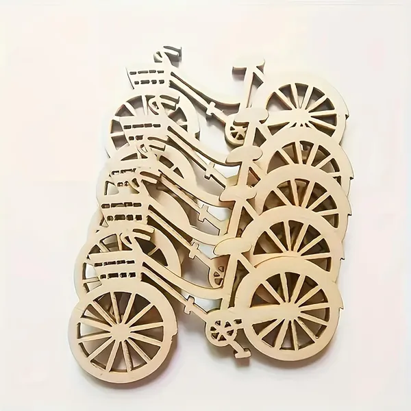 Beige_Classic_Wooden_Bicycle_Party_Decorations_Diy_And_Craft