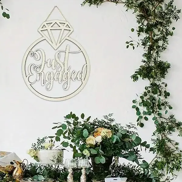 Beige_Just_Engaged_Wooden_Sign_Diamond_Ring_Cutout_Rustic_Engagement_Party_Decor_Wedding_Bridal_Shower_Hanging_Sign_Bachelorette_Photo_Booth_Prop_Wedding