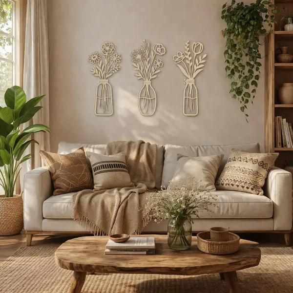 Beige_Wooden_Flower_Pot_Wall_Decor_Home_Decor