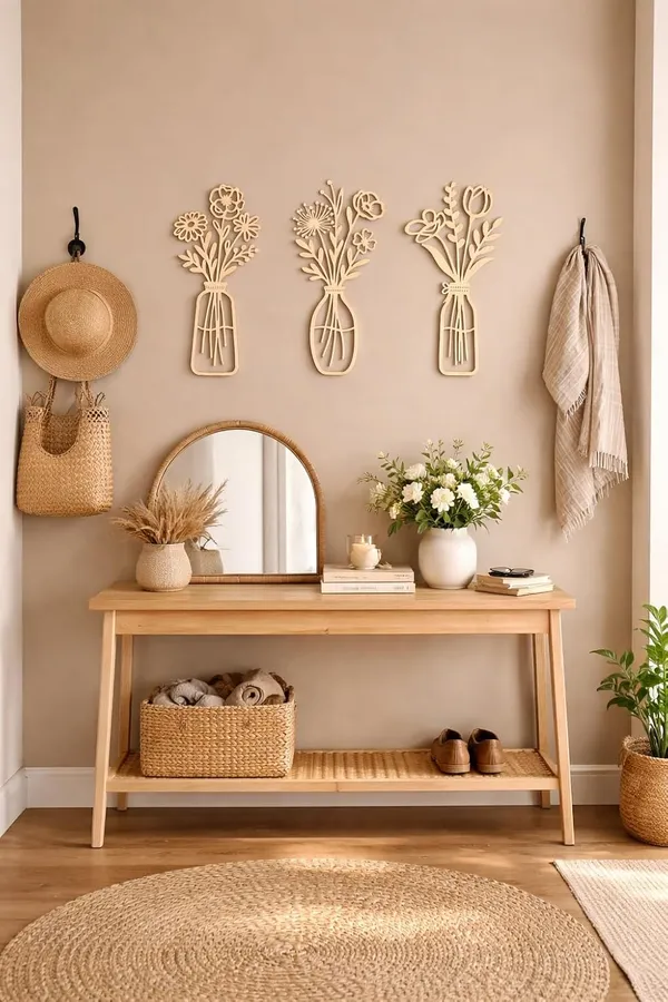 Beige_Wooden_Flower_Pot_Wall_Decor_Home_Decor