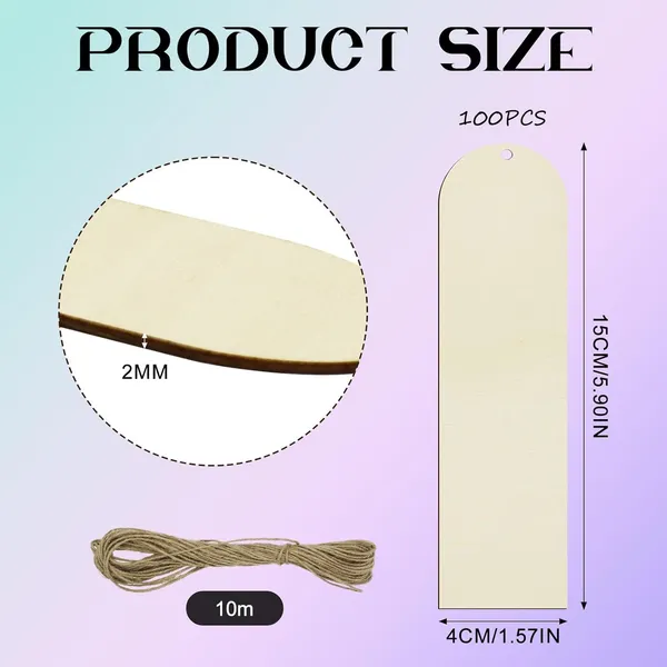 Beige_Unfinished_Wood_Bookmark_Diy_And_Craft