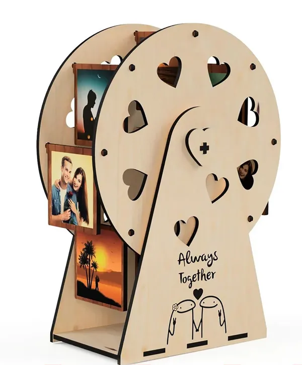 Beige_Surprise_Wrap_Ferris_Wheel_Photo_Frame_Diy_And_Craft