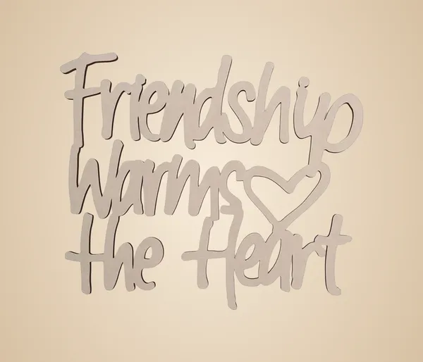 Beige_Friendship_Warms_The_Heart_Wooden_Wall_Art_Diy_And_Craft