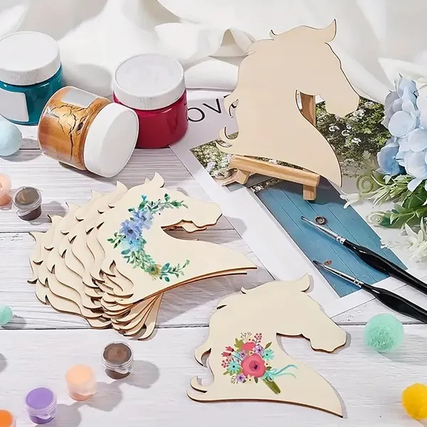 Beige_Unfinished_Wooden_Horse_Head_Cutouts_Diy_And_Craft