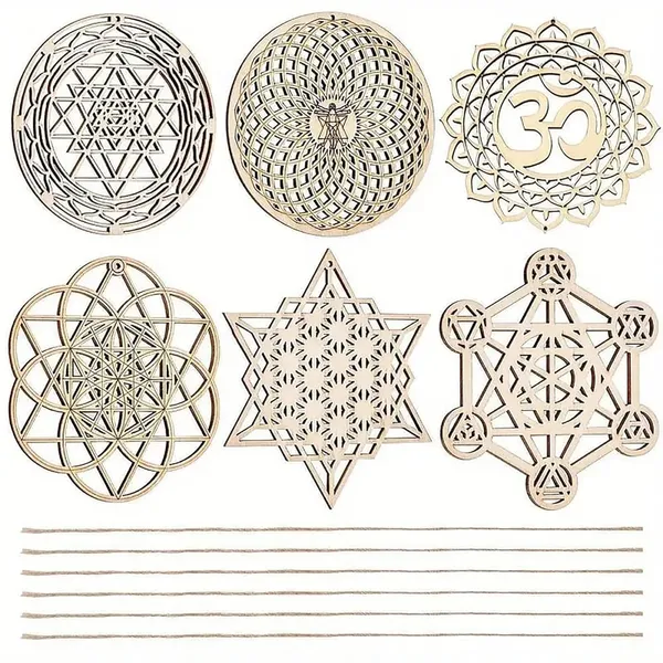 Beige_Antique_Wooden_Sacred_Geometry_Wall_Art_Kit_Diy_Home_Decor_Diy_And_Craft