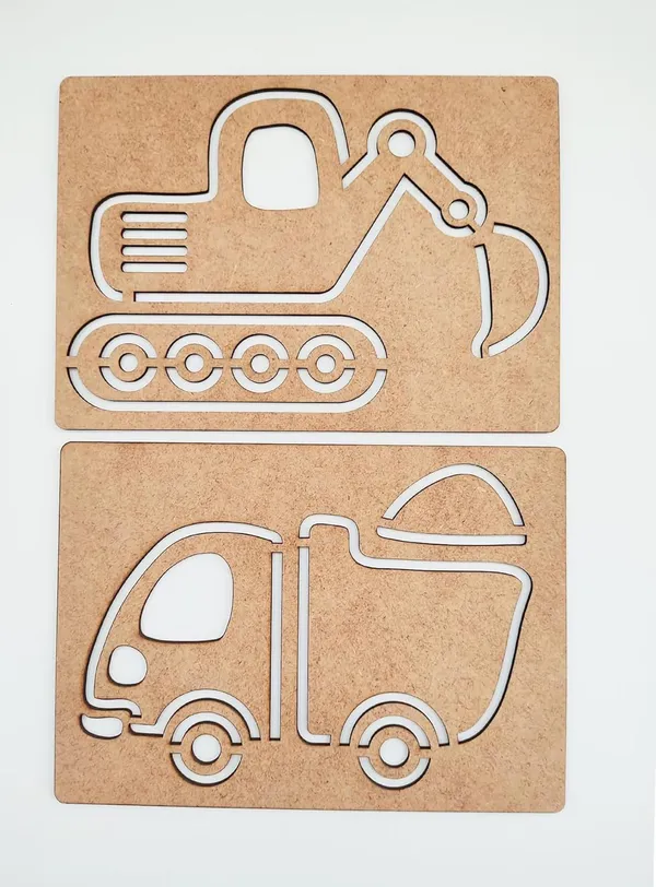 Beige_Rectangle_Mdf_Vehicle_Template_Boards_Diy_And_Craft