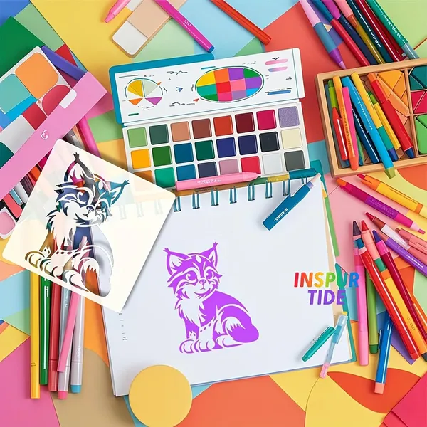 White_Cat_Design_Plastic_Diy_Craft_Stencil_X_Diy_And_Craft