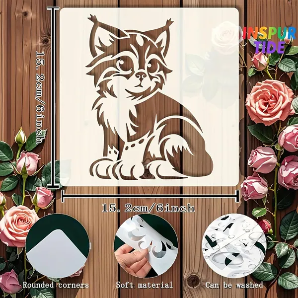 White_Cat_Design_Plastic_Diy_Craft_Stencil_X_Diy_And_Craft