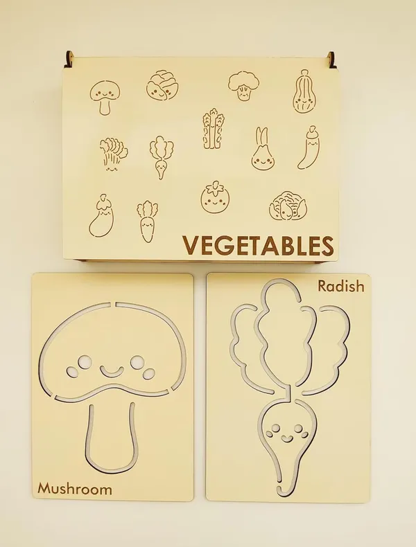Beige_Rectangle_Mdf_Vegetable_Template_Boards_Diy_And_Craft