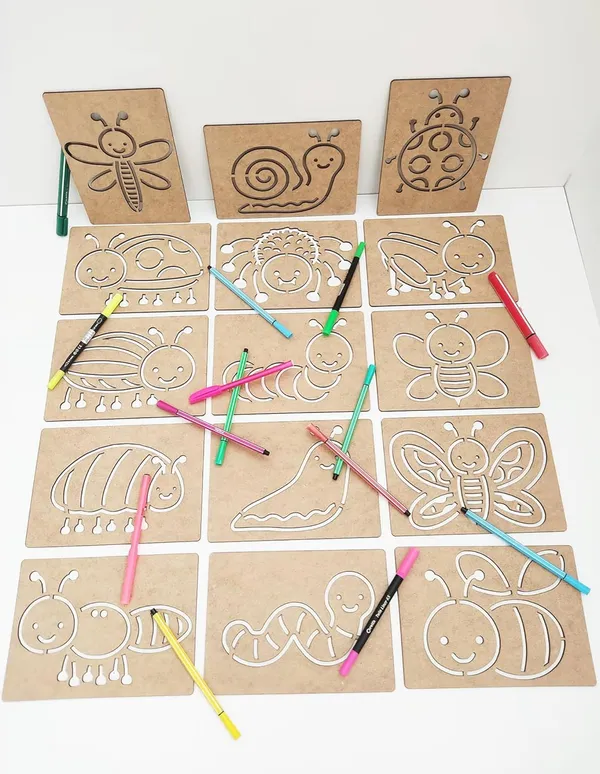 Beige_Rectangle_Mdf_Bugs_Template_Boards_Diy_And_Craft