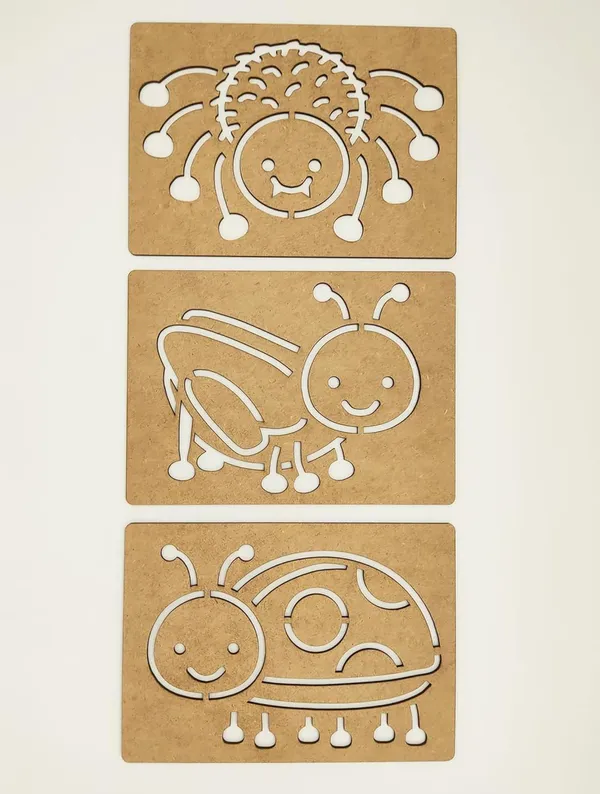 Beige_Rectangle_Mdf_Bugs_Template_Boards_Diy_And_Craft