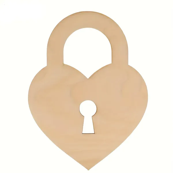 Beige_Heart_Lock_Wooden_Cutouts_Blanks_Home_Decor