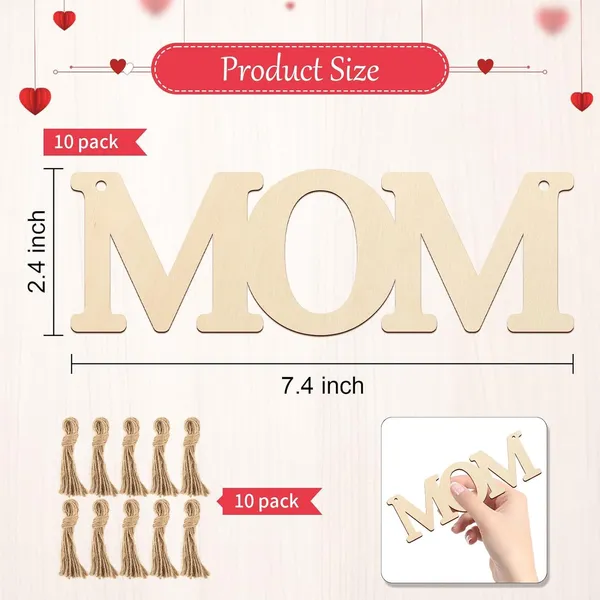 Beige_Wooden_Mom_Letter_Ornaments_Diy_And_Craft