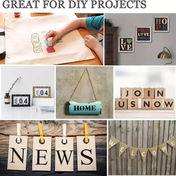 White_Reusable_Alphabet_Number_Stencils_Diy_And_Craft