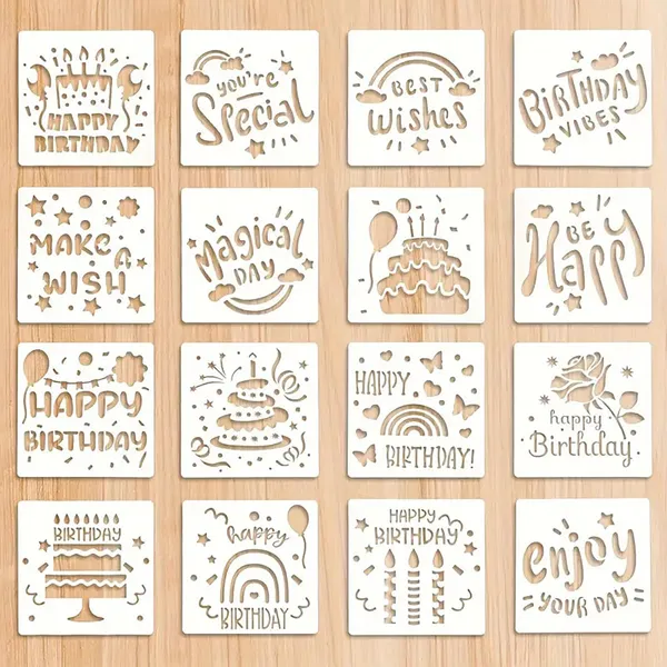 White_Birthday_Stencil_Reusable_Plastic_Diy_Cake_Decoration_Craft_Templates_Happy_Birthday_Art_Stencils_Kids