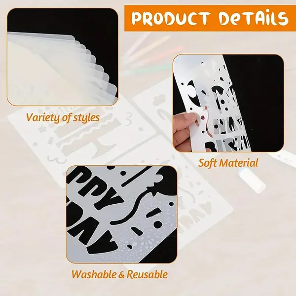 White_Birthday_Stencil_Reusable_Plastic_Diy_Cake_Decoration_Craft_Templates_Happy_Birthday_Art_Stencils_Kids