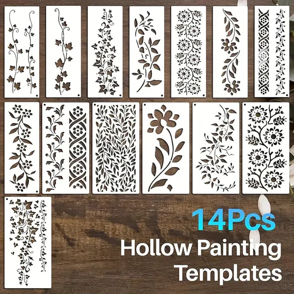White_Spring_Floral_Vine_Stencils_Diy_And_Craft