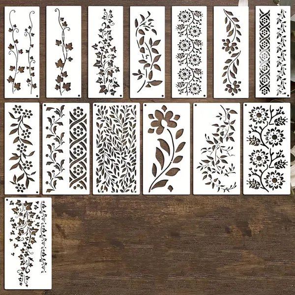 White_Spring_Floral_Vine_Stencils_Diy_And_Craft