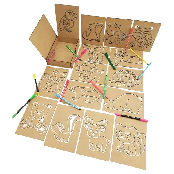 Beige_Montessori_Wild_Life_Animals_Stencil_Kids