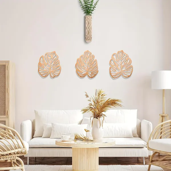 Beige_Tropical_Palm_Leaf_Wall_Art_Home_Decor