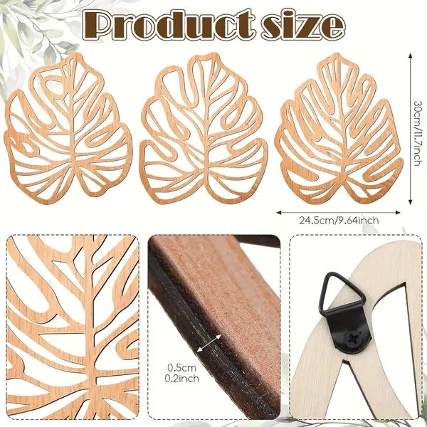 Beige_Tropical_Palm_Leaf_Wall_Art_Home_Decor