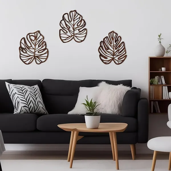 Beige_Tropical_Palm_Leaf_Wall_Art_Home_Decor