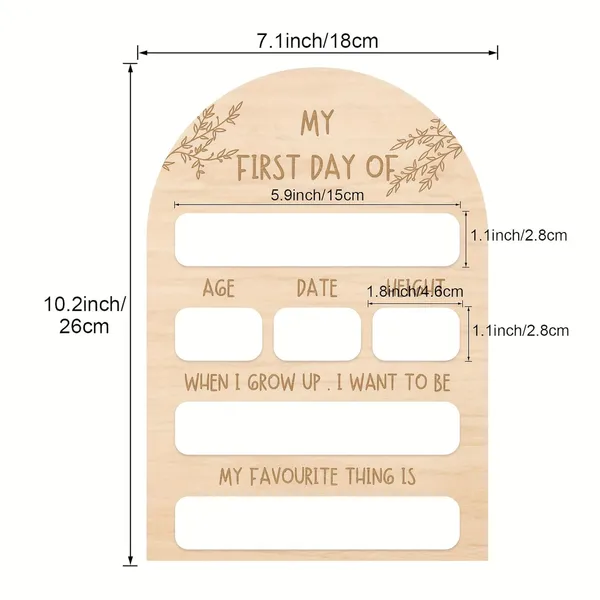 Beige_Milestone_Board_Reusable_My_First_Day_Of_Sign_Personalized_Baby_Shower_Baby