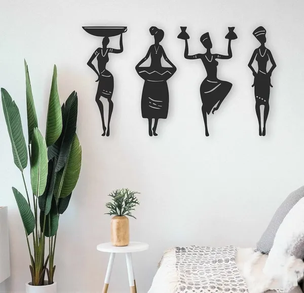Beige_African_Women_Wall_Decoration_Home_Decor