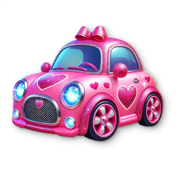 Beige_Toon_Kids_Cute_Car_Wall_Hanging_Mdf_Cutouts_D_Illusion_Cartoon_Car_Kids