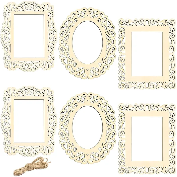 Beige_Wooden_Photo_Frames_Sets_Diy_And_Craft