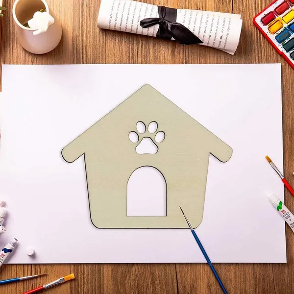 Beige_Pcs_Wooden_Dog_Paw_House_Cutout_Crafts_Cat_Paw_House_Wood_Ornaments_Gift_Tags_Diy_And_Craft
