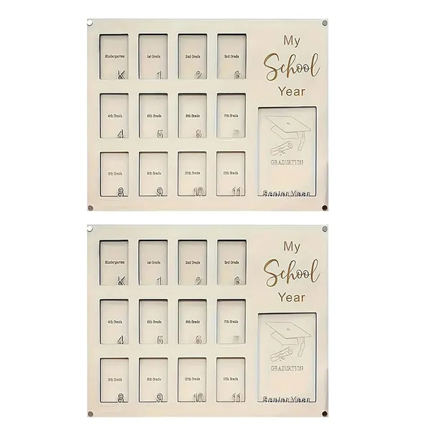 Beige_My_First_School_Board_Years_Photo_Frame_Compartment_Graduation_Display_Wall_Hanging_Memory_Board_Home_Decor