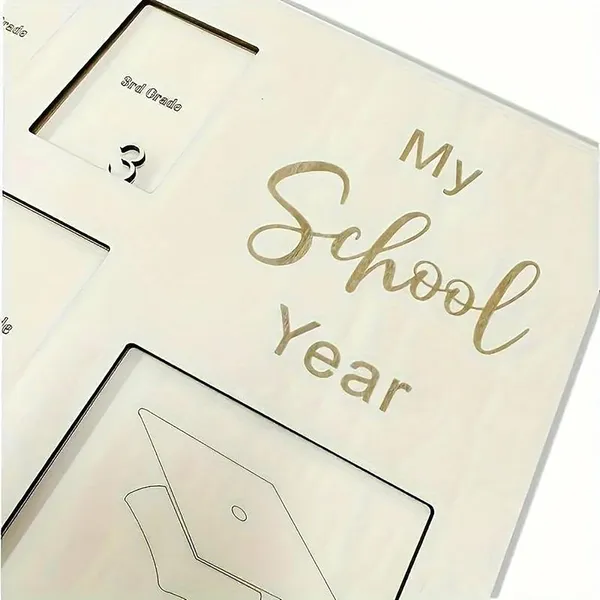 Beige_My_First_School_Board_Years_Photo_Frame_Compartment_Graduation_Display_Wall_Hanging_Memory_Board_Home_Decor